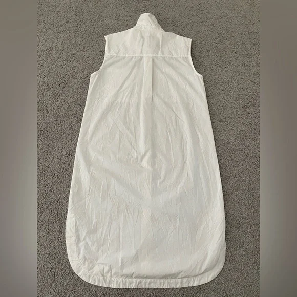 Banana Republic Classic White Collared Midi dress - Picture 2 of 6